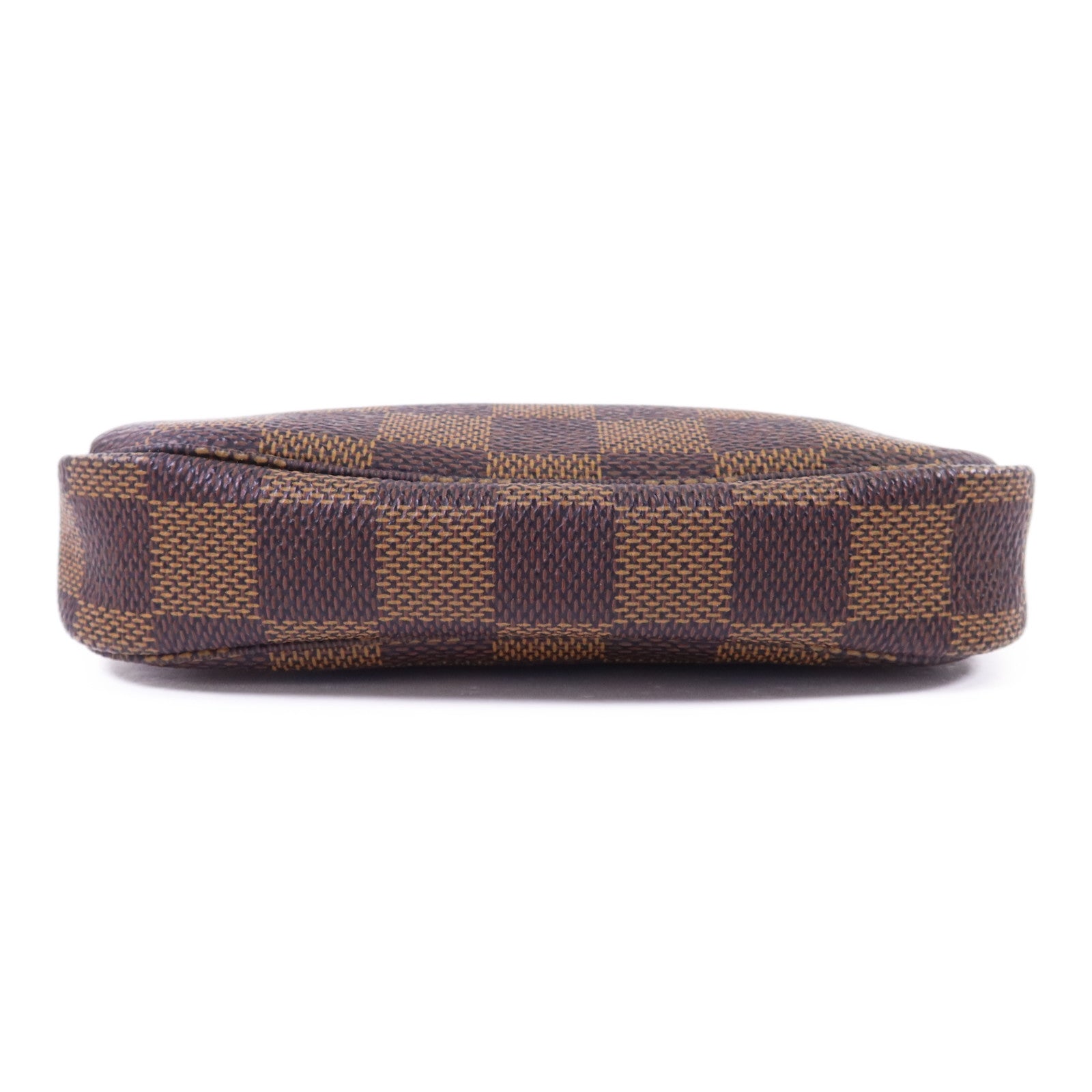 LOUIS VUITTON Damier Mini Pochette Accessoires金扣手挽袋
