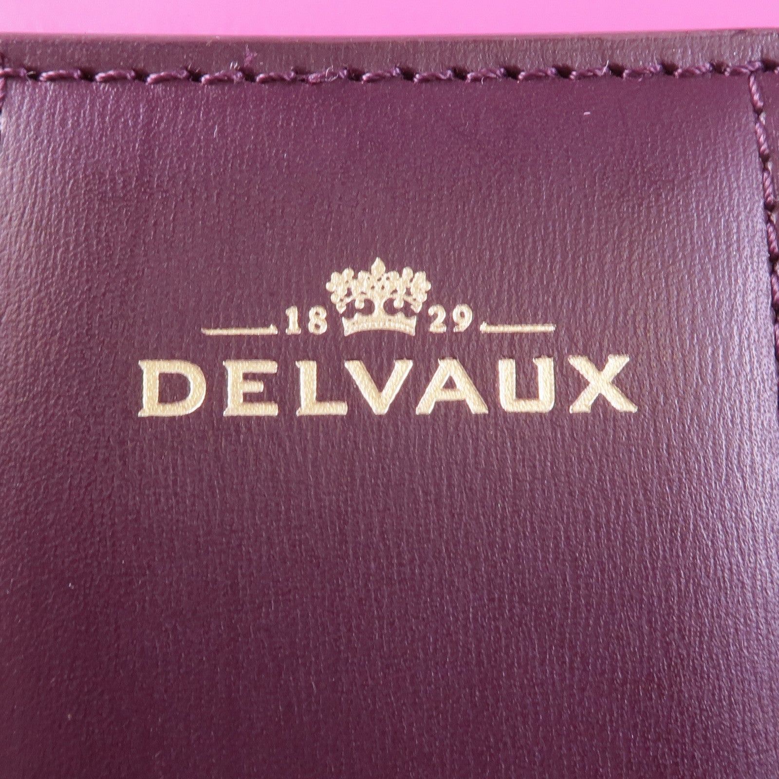 Delvaux 牛皮皮革Brillant MM金扣手挽肩背兩用袋