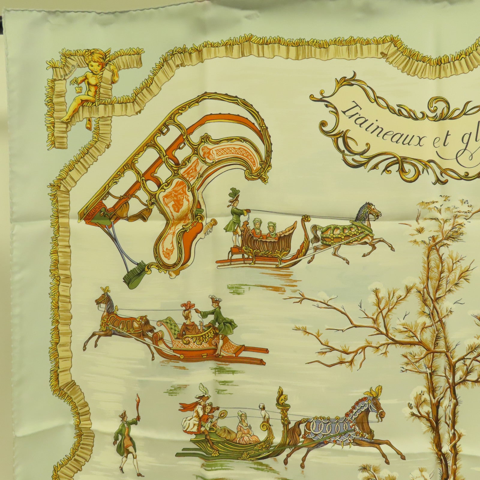 HERMES 絲質Scarf絲巾