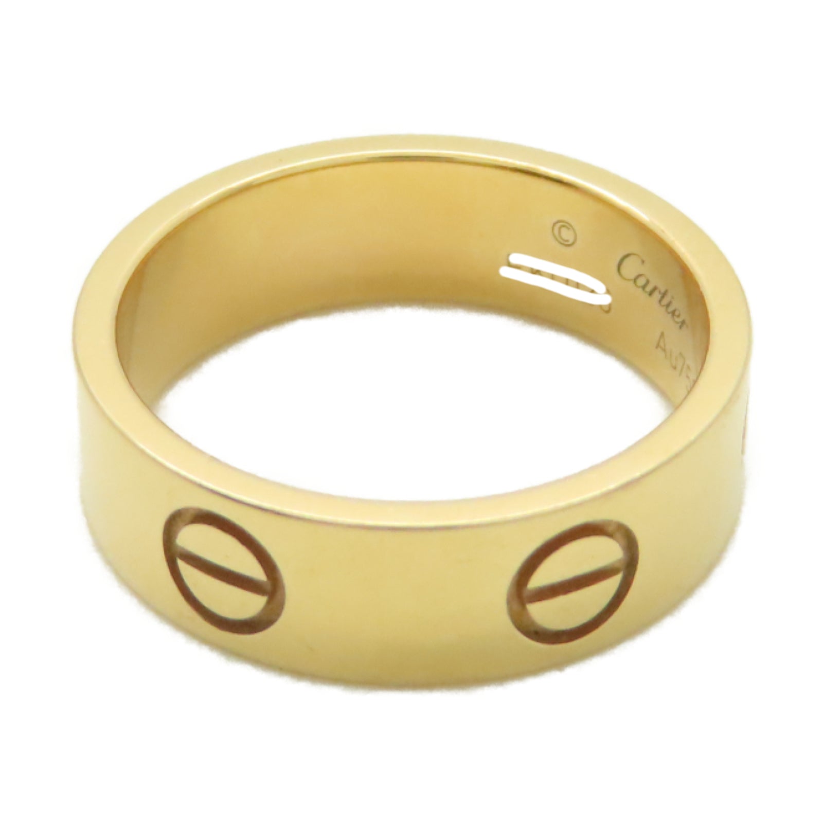CARTIER 18K玫瑰金Love Ring戒指US#5.5#51