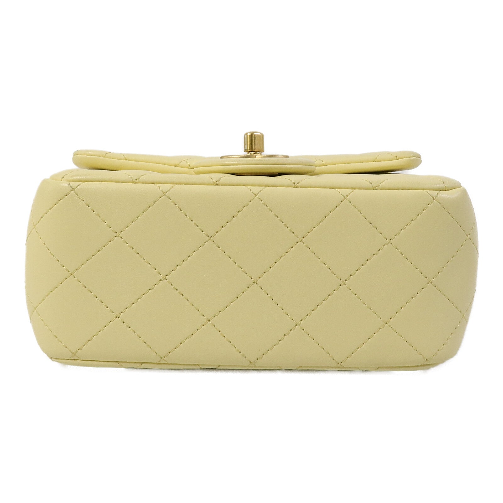 CHANEL 【激減優惠】羊皮皮革Mini Square Flap鏈帶手挽肩背兩用袋