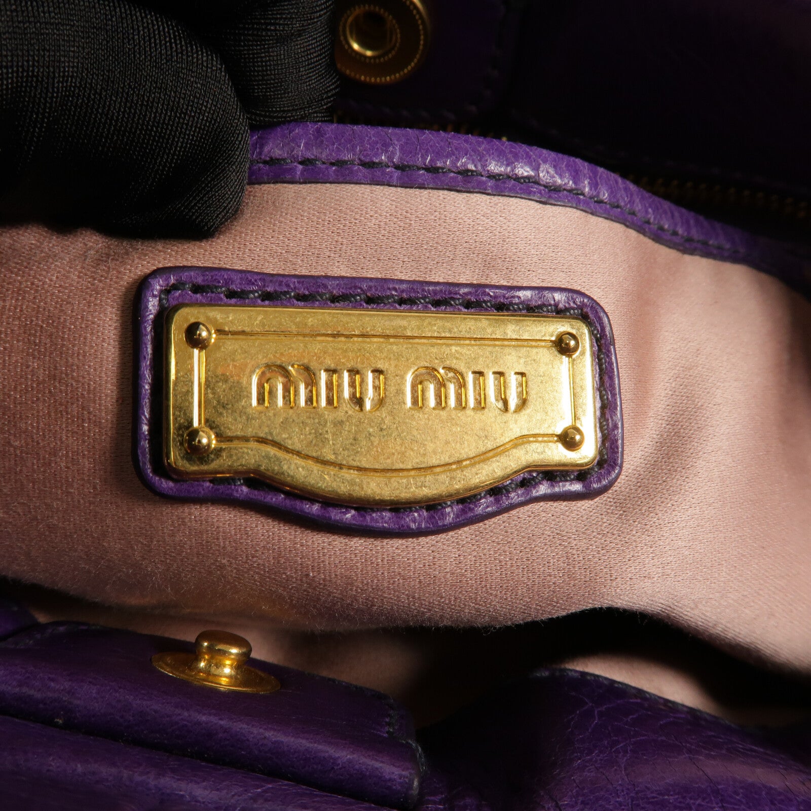 Miu Miu 牛皮皮革Shoulder Bag手挽肩背兩用袋