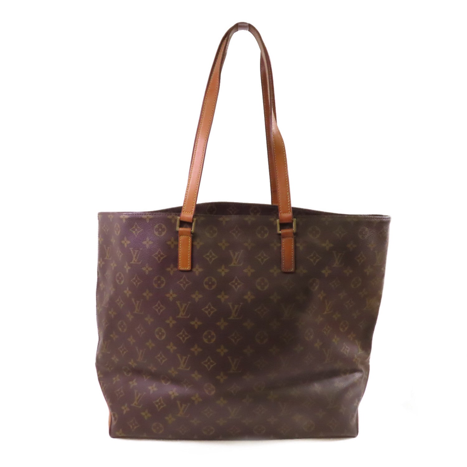LOUIS VUITTON Monogram Cabas Alto Tote Bag金扣肩背袋啡色