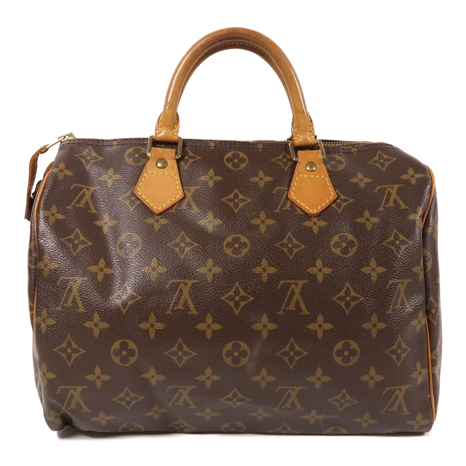 LOUIS VUITTON LV GHW Speedy 30 Hand Bag M41526 Monogram Brown