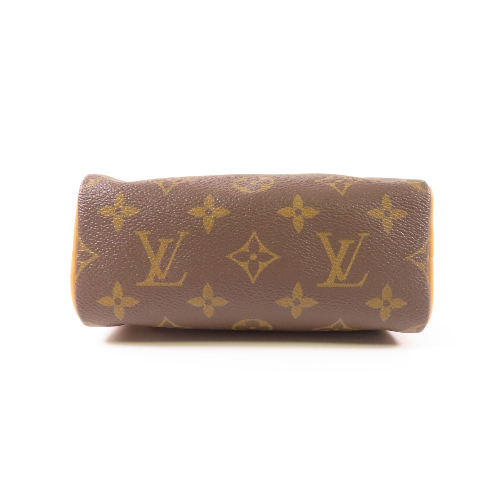 LOUIS VUITTON Monogram Nano Speedy金扣手挽肩背兩用袋