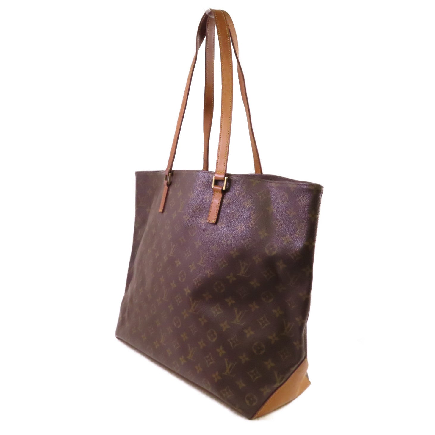 LOUIS VUITTON Monogram Cabas Alto Tote Bag金扣肩背袋啡色