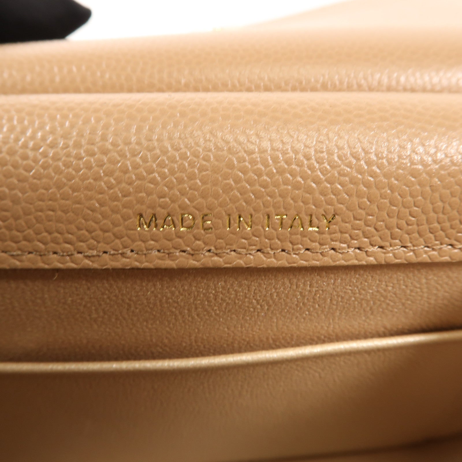 CHANEL 牛皮皮革Chain Shoulder金扣鏈帶肩背袋