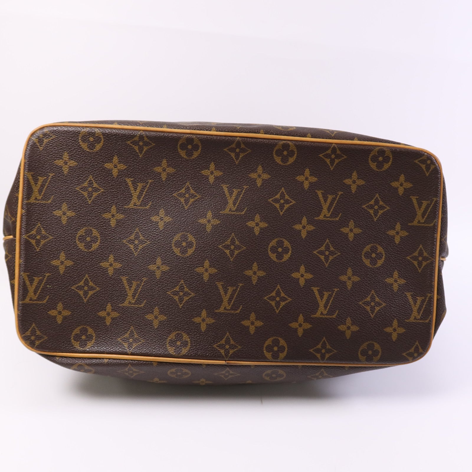 LOUIS VUITTON Monogram Palermo GM金扣手挽肩背兩用袋棕色