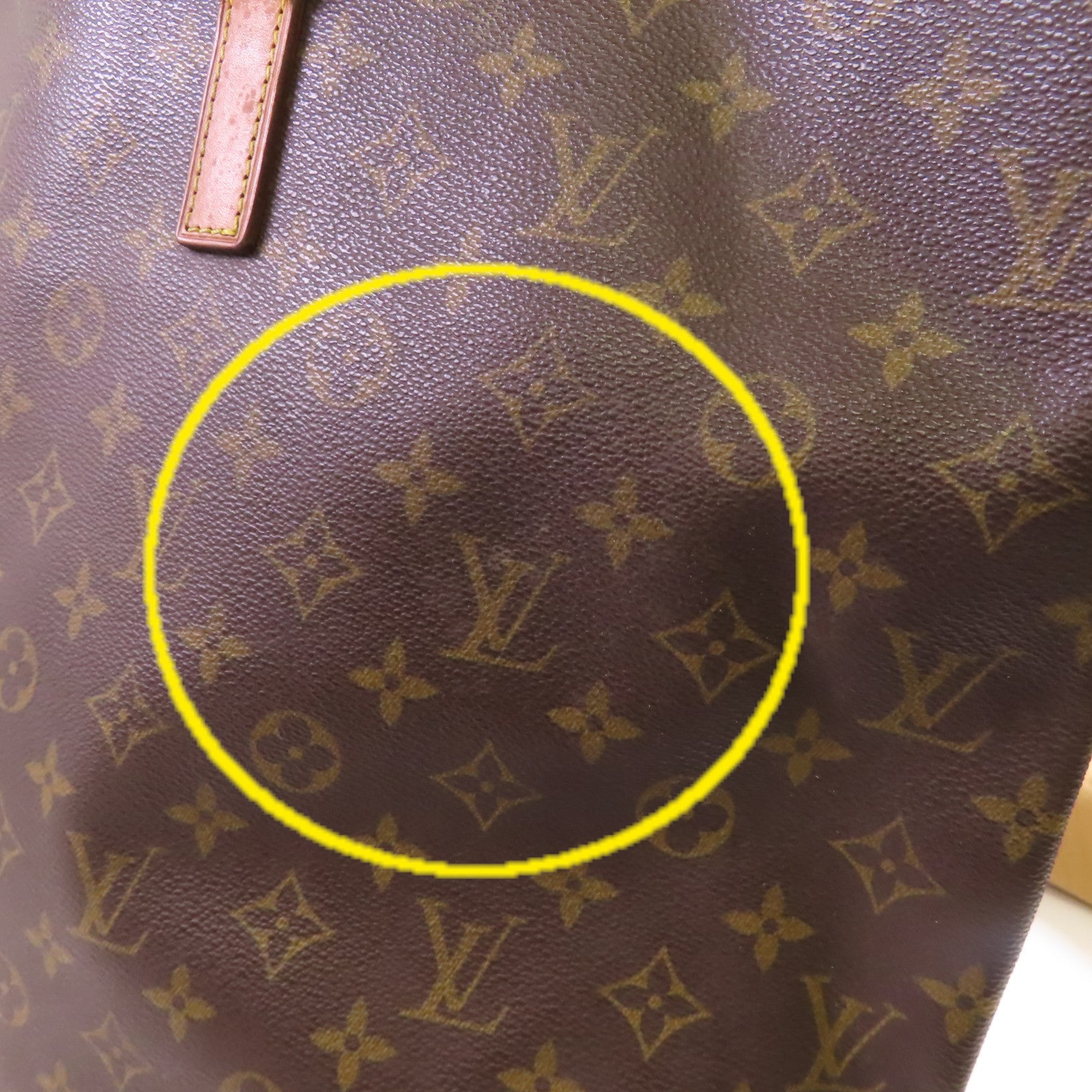 LOUIS VUITTON Monogram Cabas Alto Tote Bag金扣肩背袋啡色