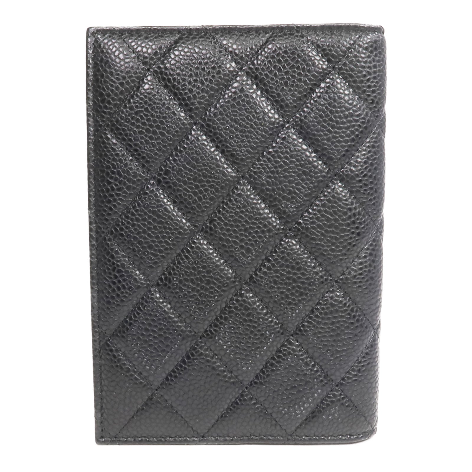 CHANEL 牛皮皮革Passport Holder金扣護照套