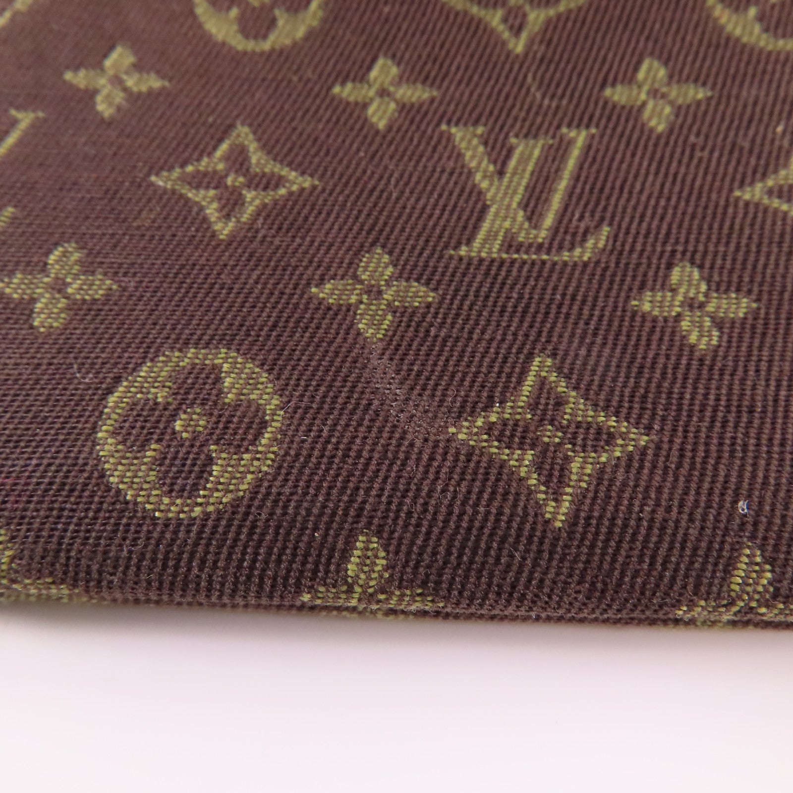 LOUIS VUITTON Monogram Mini Lin  Pochette Cles Coin Case