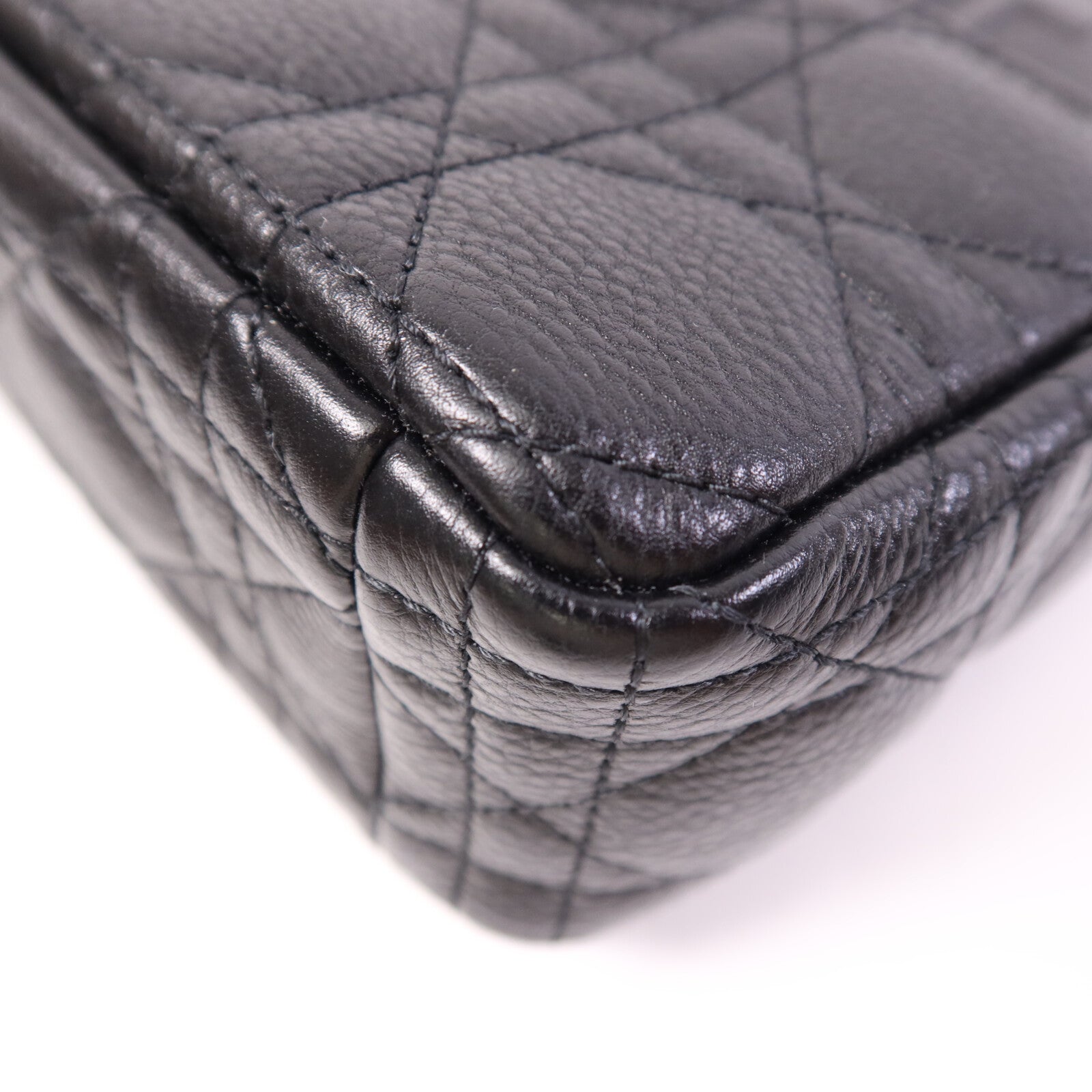 Dior 牛皮皮革Small Caro Bag金扣鏈帶肩背袋