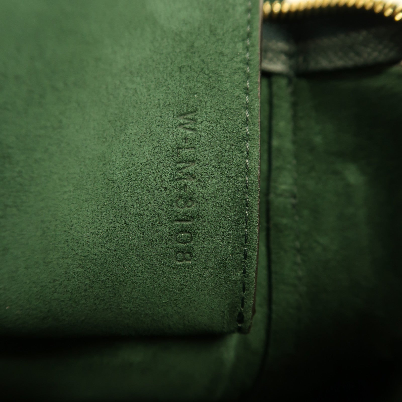 CELINE 牛皮皮革Micro Belt Bag金扣手挽肩背兩用袋綠色