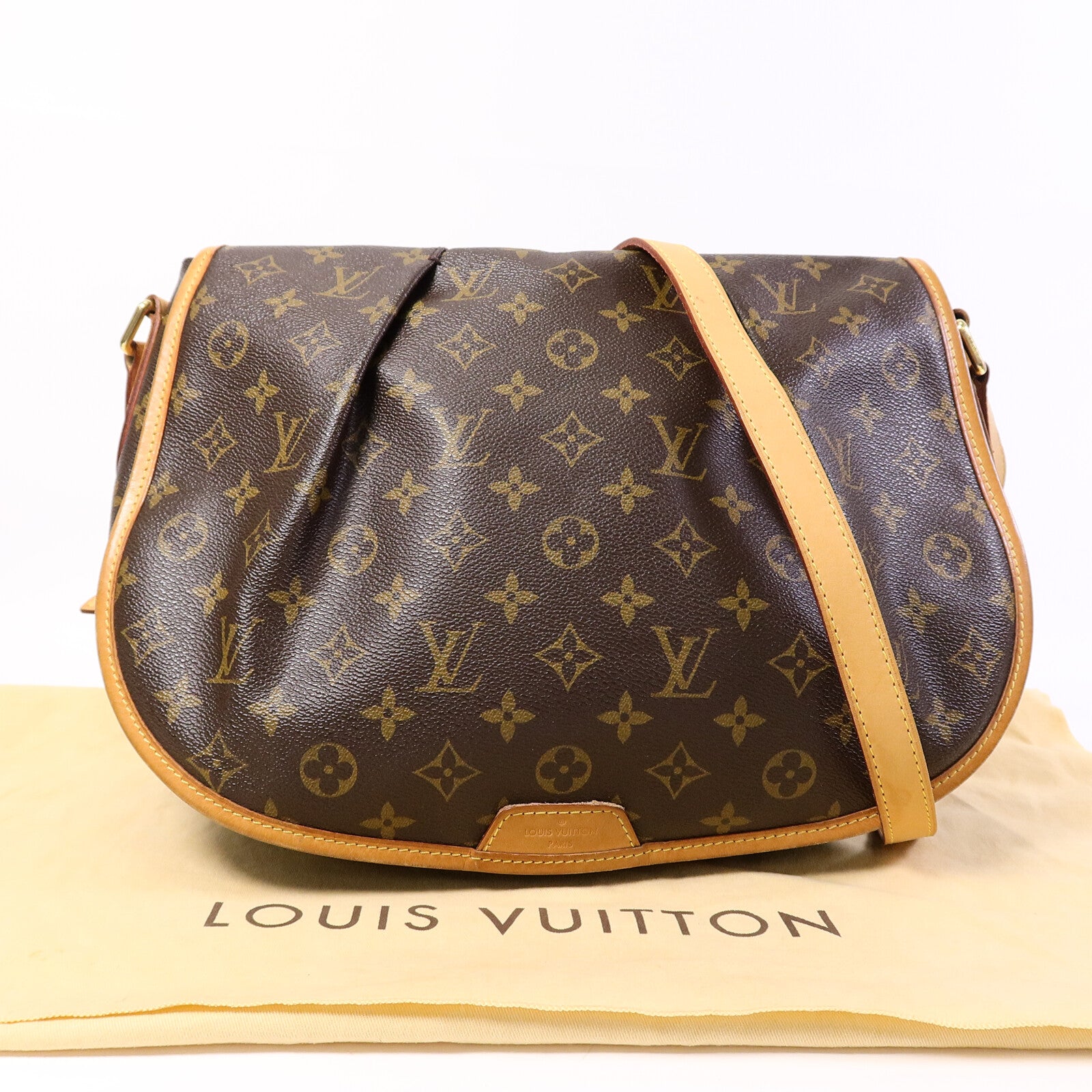 LOUIS VUITTON Monogram Menilmontant MM肩背袋