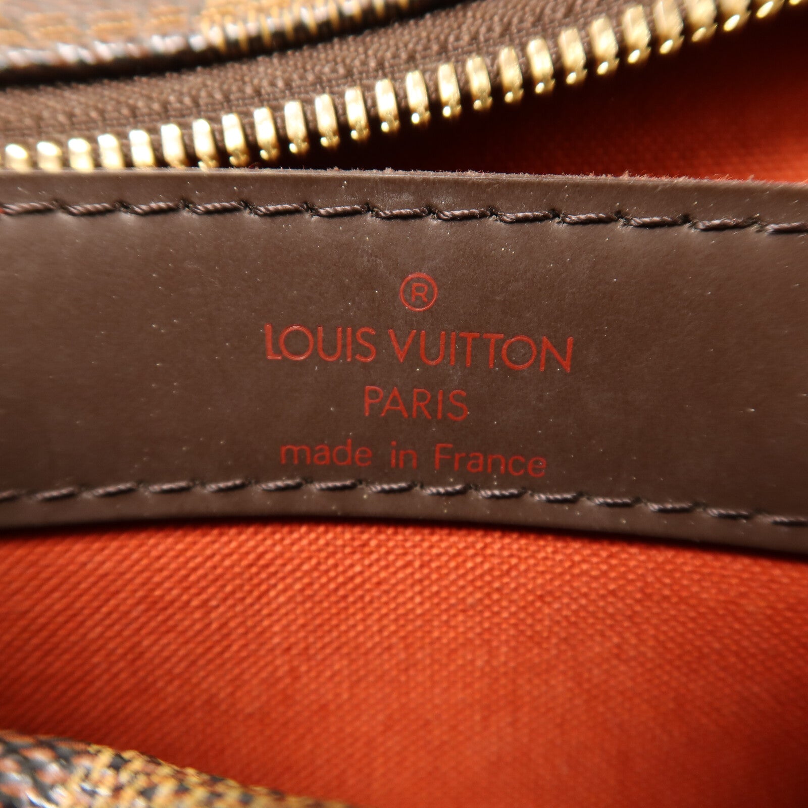 LOUIS VUITTON Damier Naviglio金扣肩背袋