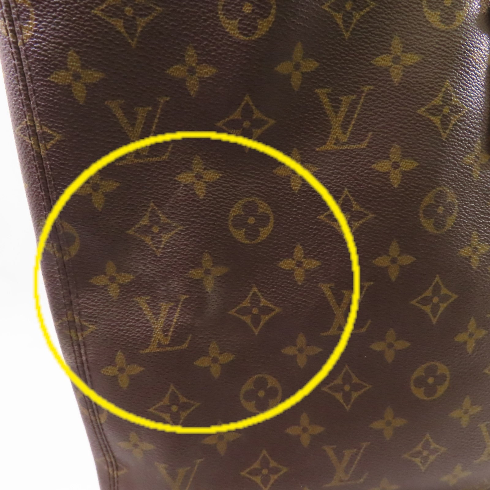 LOUIS VUITTON Monogram Cabas Alto Tote Bag金扣肩背袋啡色