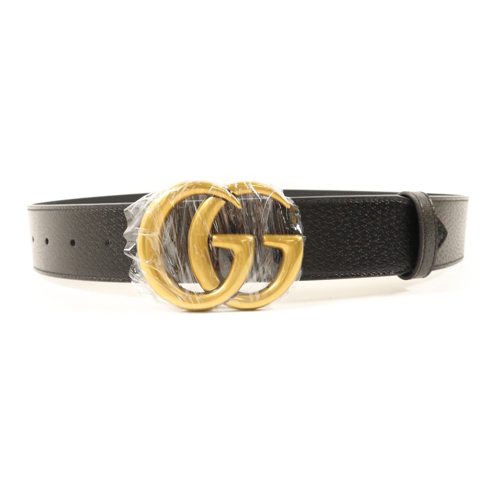 GUCCI 牛皮皮革GG Marmont Belt金扣皮帶