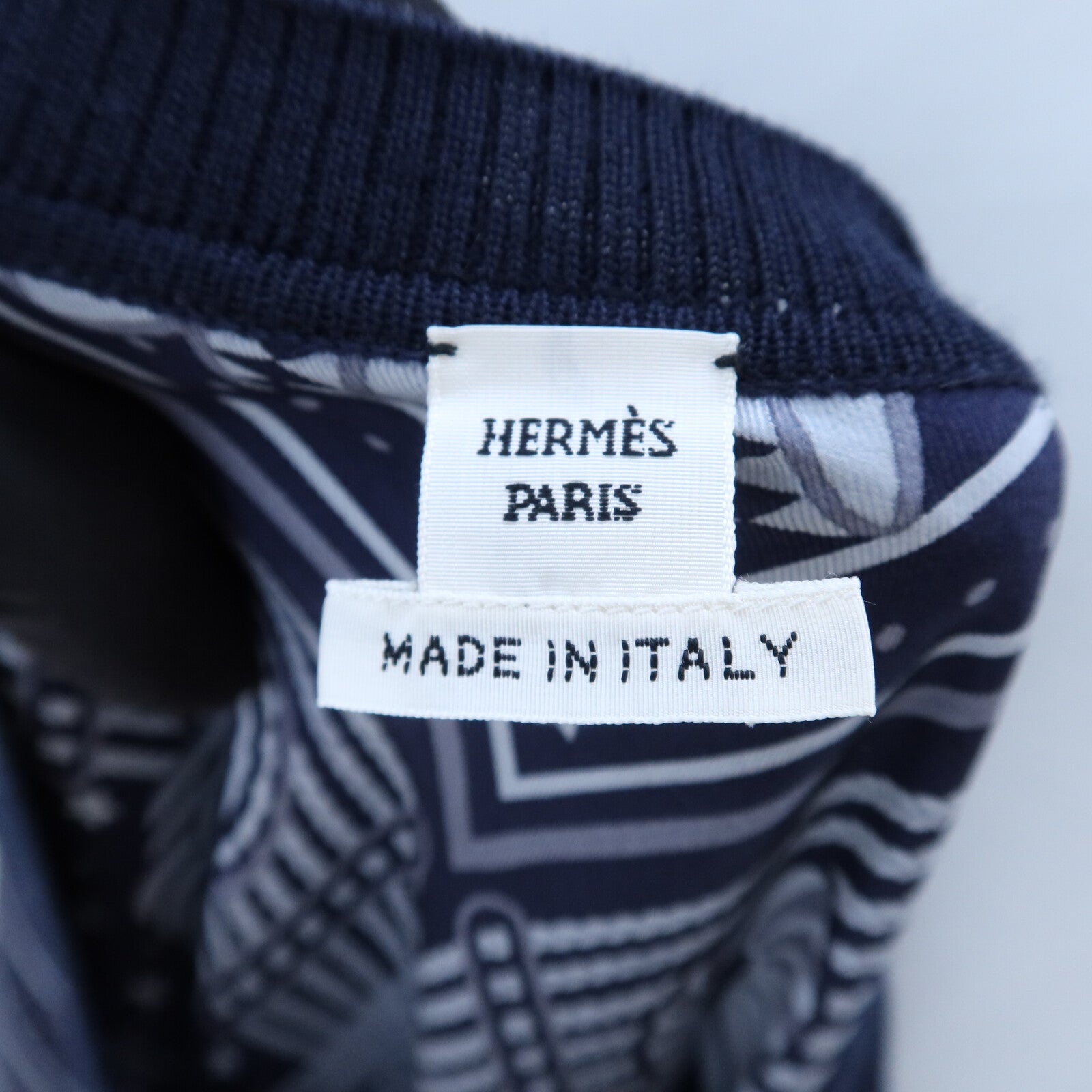 HERMES Silk/Cashmere Twillaine Cardigan針織
