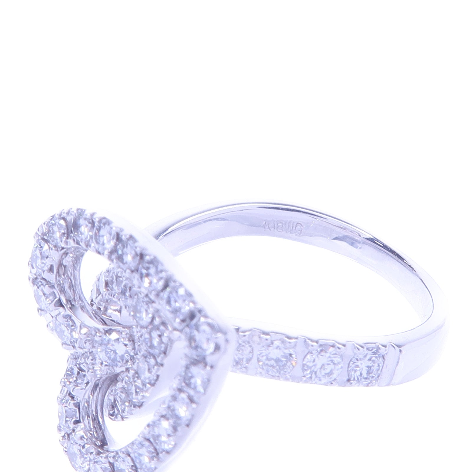 JEWELRY 【激減優惠】18K白金Diamond Ring鑽石戒指US#5
