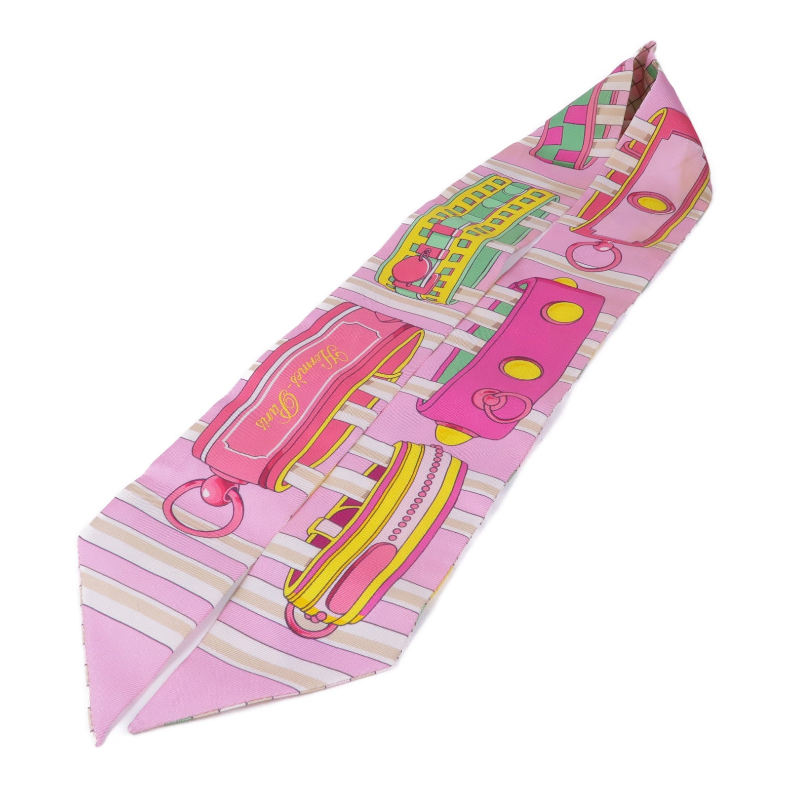 HERMES 絲質Twilly絲巾