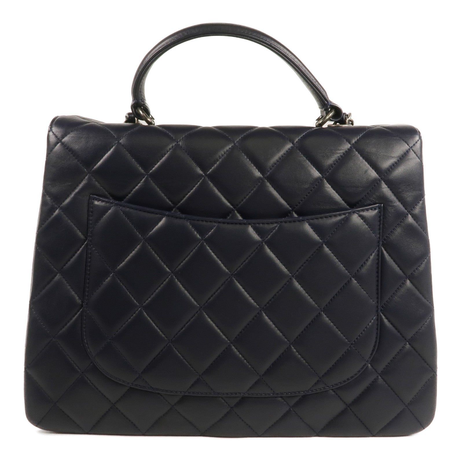 CHANEL 【激減優惠】羊皮皮革Trendy CC Large銀扣手挽肩背兩用袋