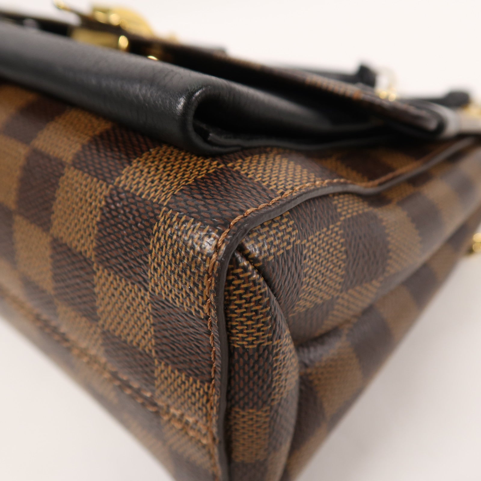 LOUIS VUITTON Damier Vavin金扣鏈帶肩背袋