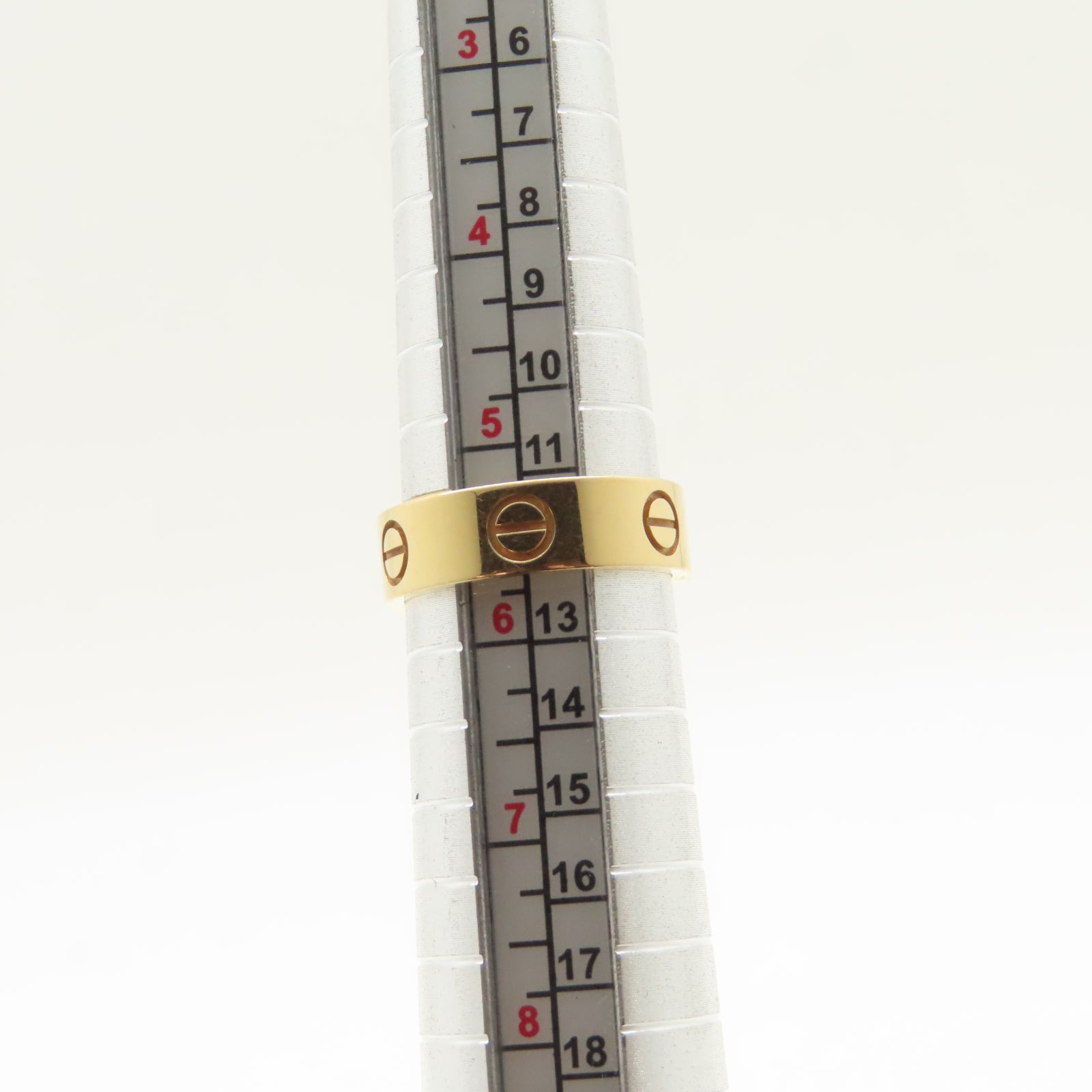 CARTIER 18K玫瑰金Love Ring戒指US#5.5#51