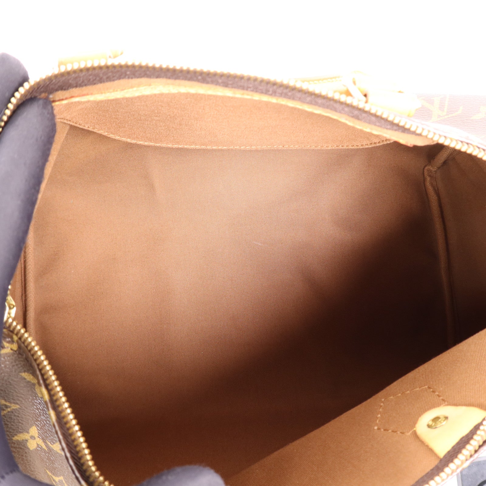 LOUIS VUITTON Monogram Speedy 35金扣手挽袋