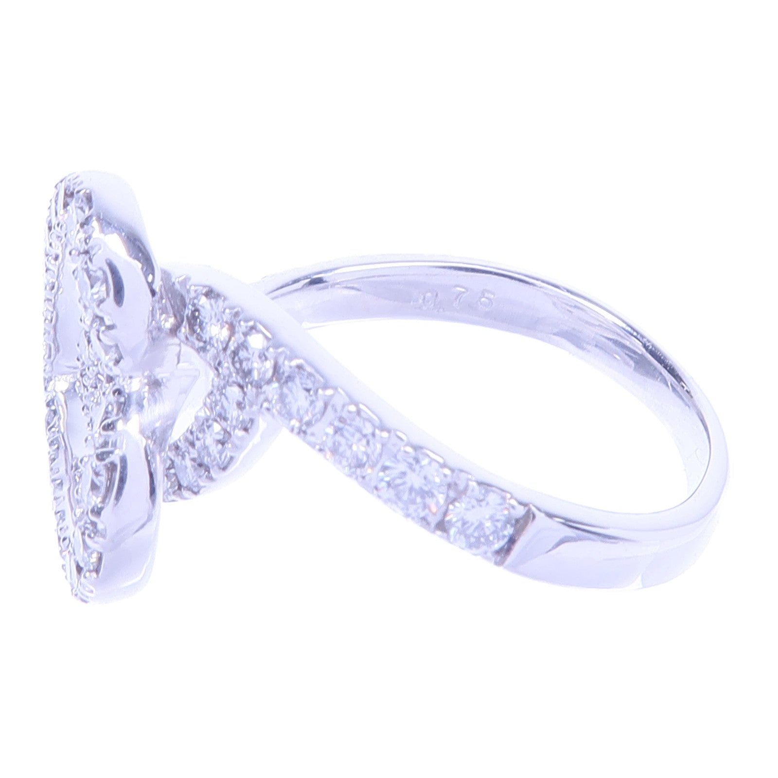 JEWELRY 【激減優惠】18K白金Diamond Ring鑽石戒指US#5