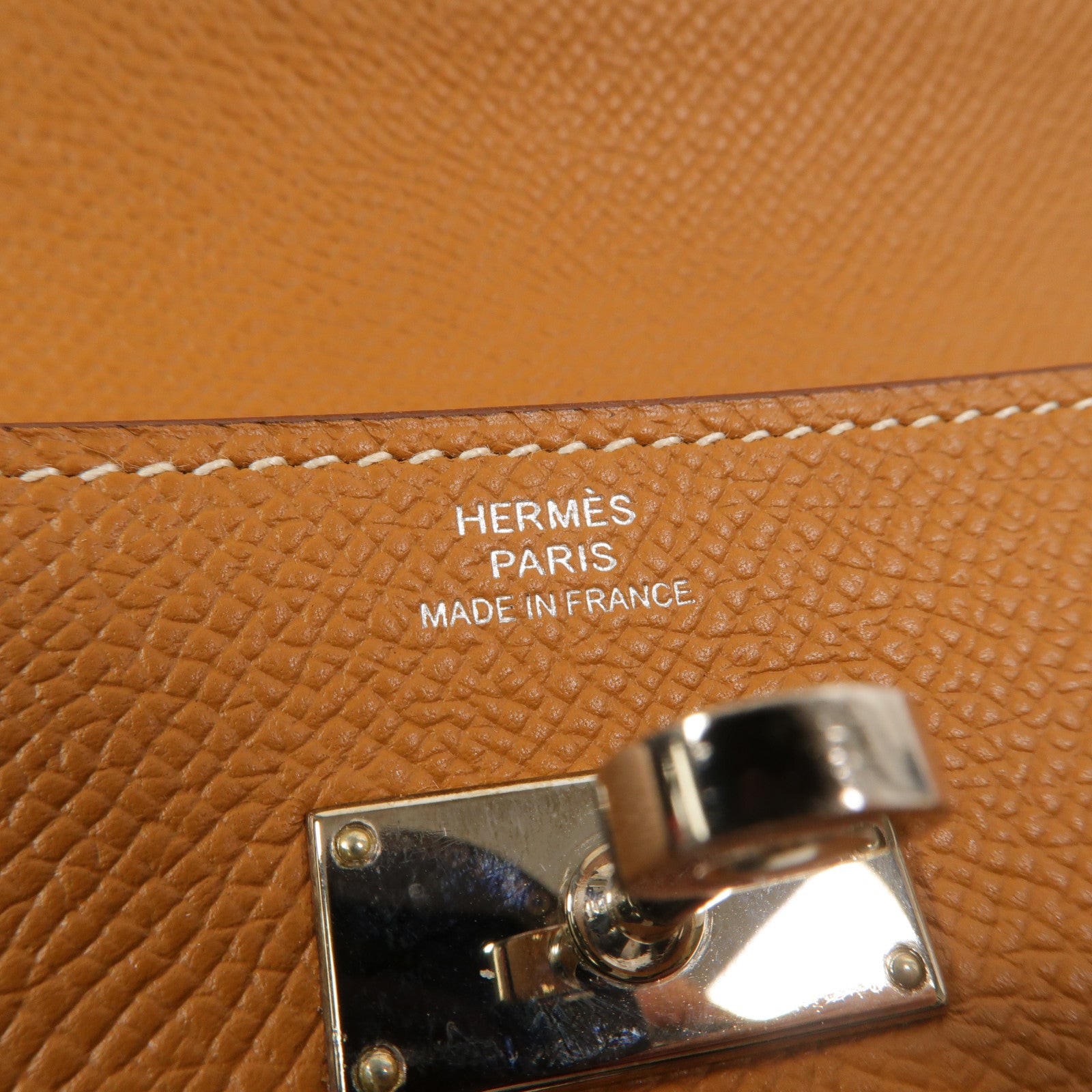 HERMES Epsom皮革Kelly Long Wallet長錢包