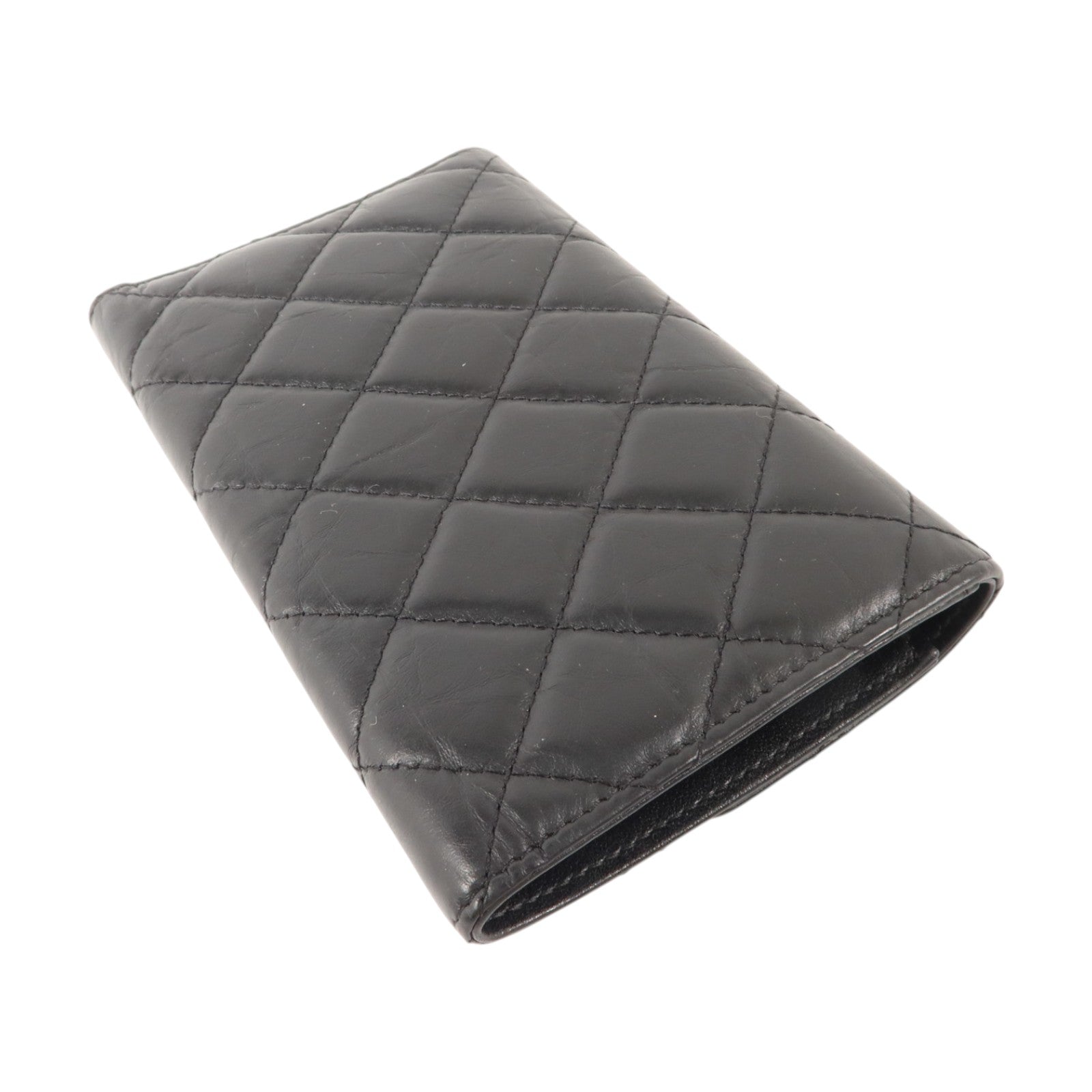 CHANEL 牛皮皮革2.55 Flap Wallet錢包