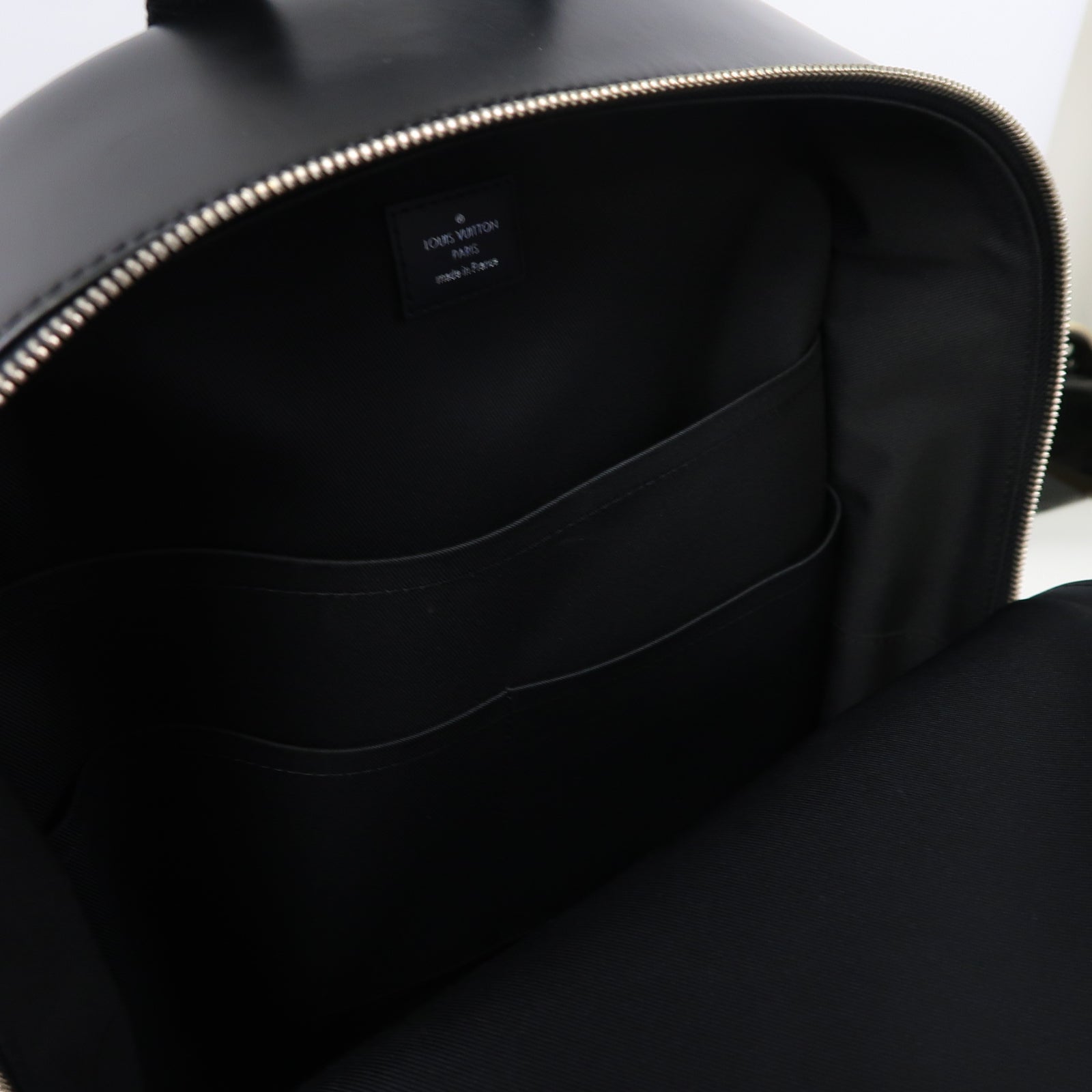 LOUIS VUITTON Damier Graphite Josh Backpack銀扣背包黑色/藍色