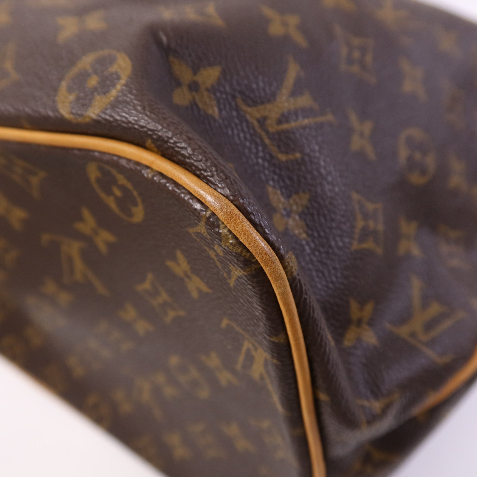 LOUIS VUITTON Monogram Palermo GM金扣手挽肩背兩用袋棕色
