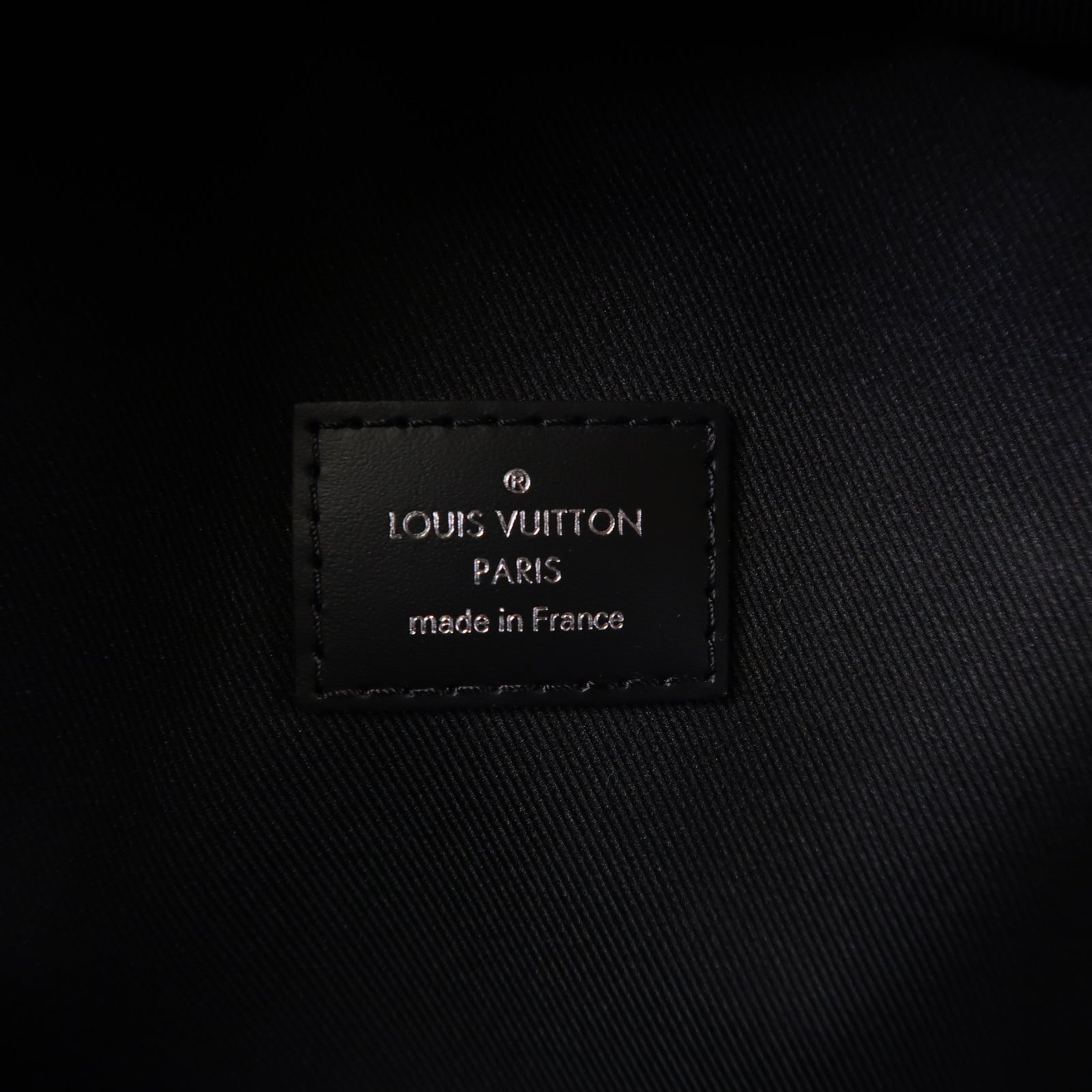 LOUIS VUITTON Damier Graphite Josh Backpack銀扣背包黑色/藍色