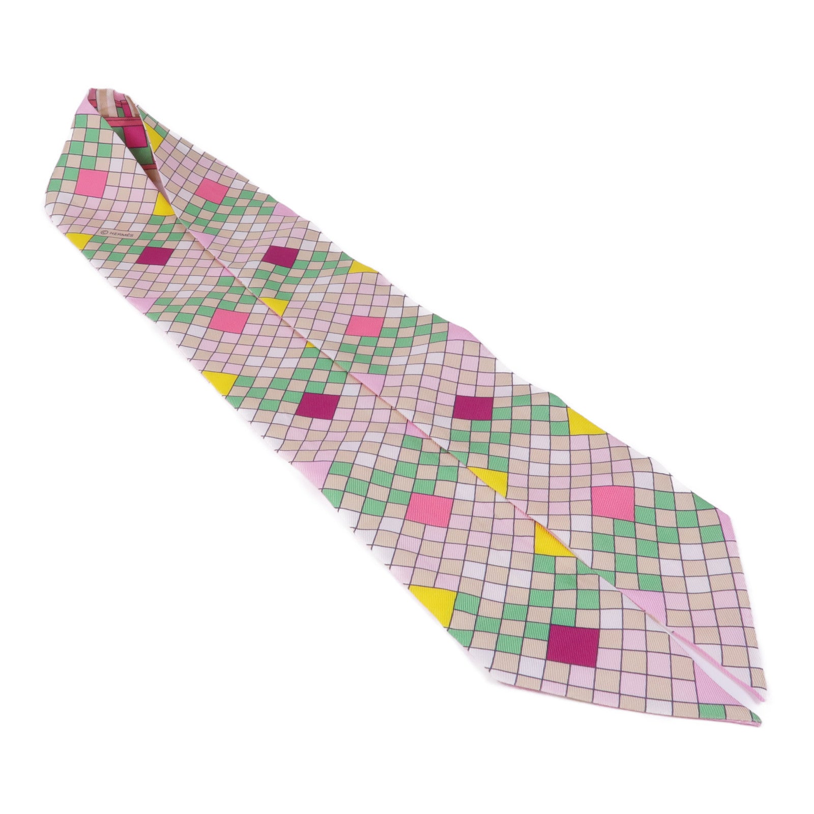 HERMES 絲質Twilly絲巾