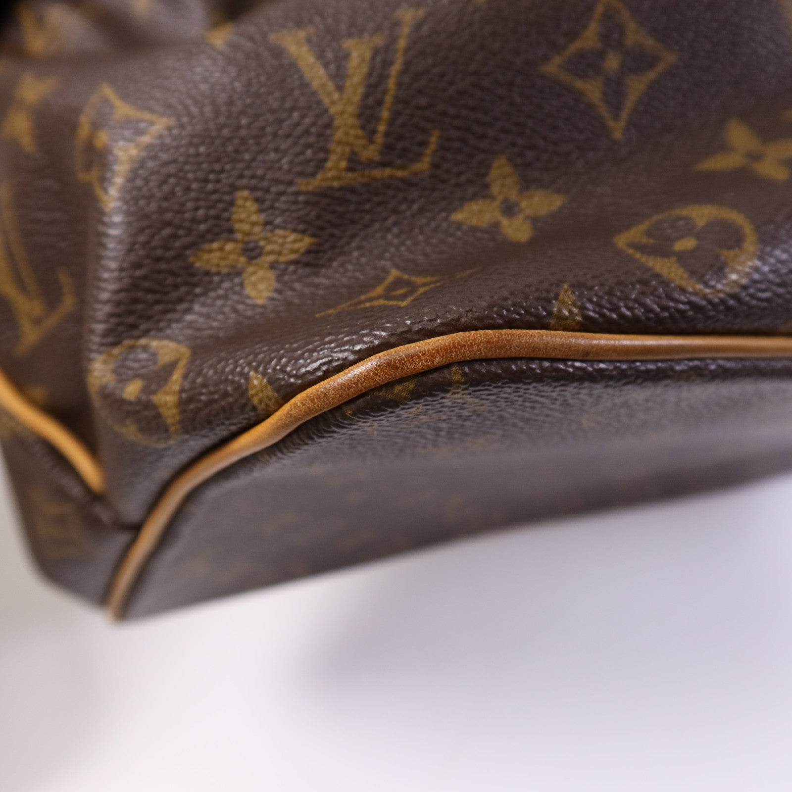 LOUIS VUITTON Monogram Palermo GM金扣手挽肩背兩用袋棕色