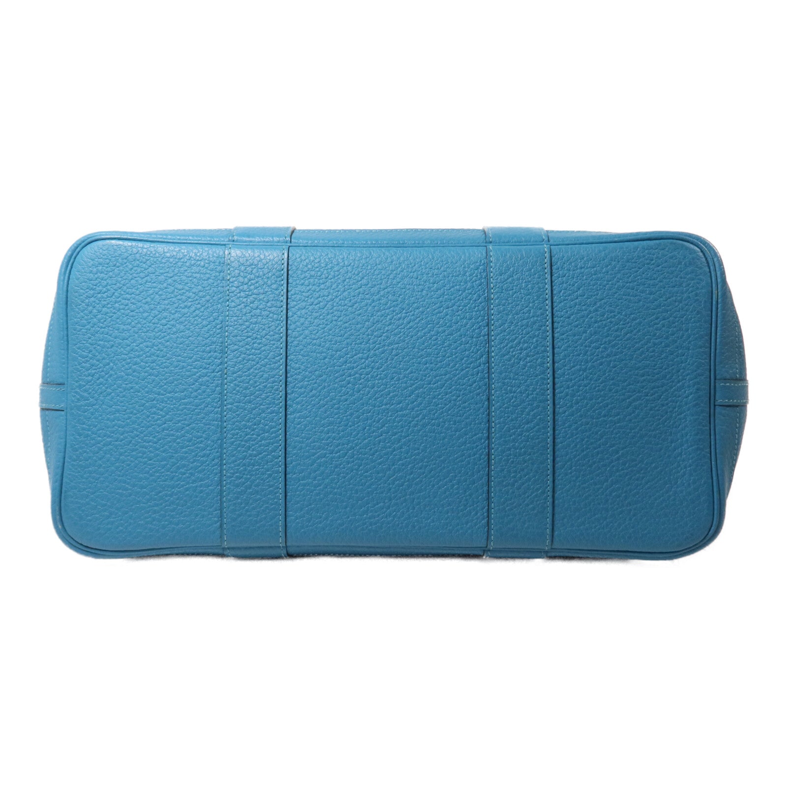 HERMES Negonda皮革Garden Party PM手挽袋Turquoise