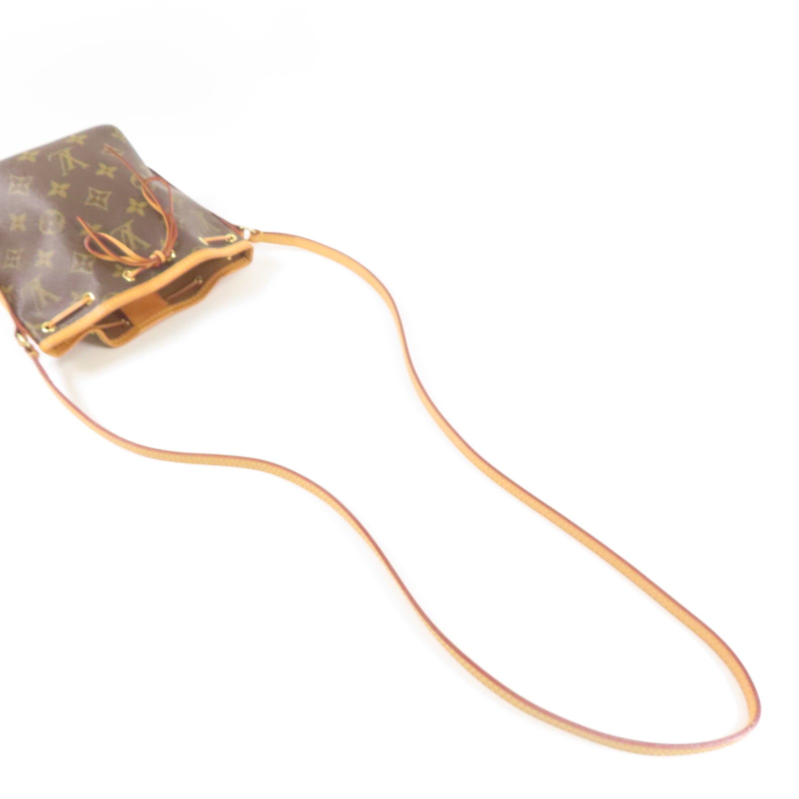 LOUIS VUITTON Monogram Nano Noe金扣肩背袋