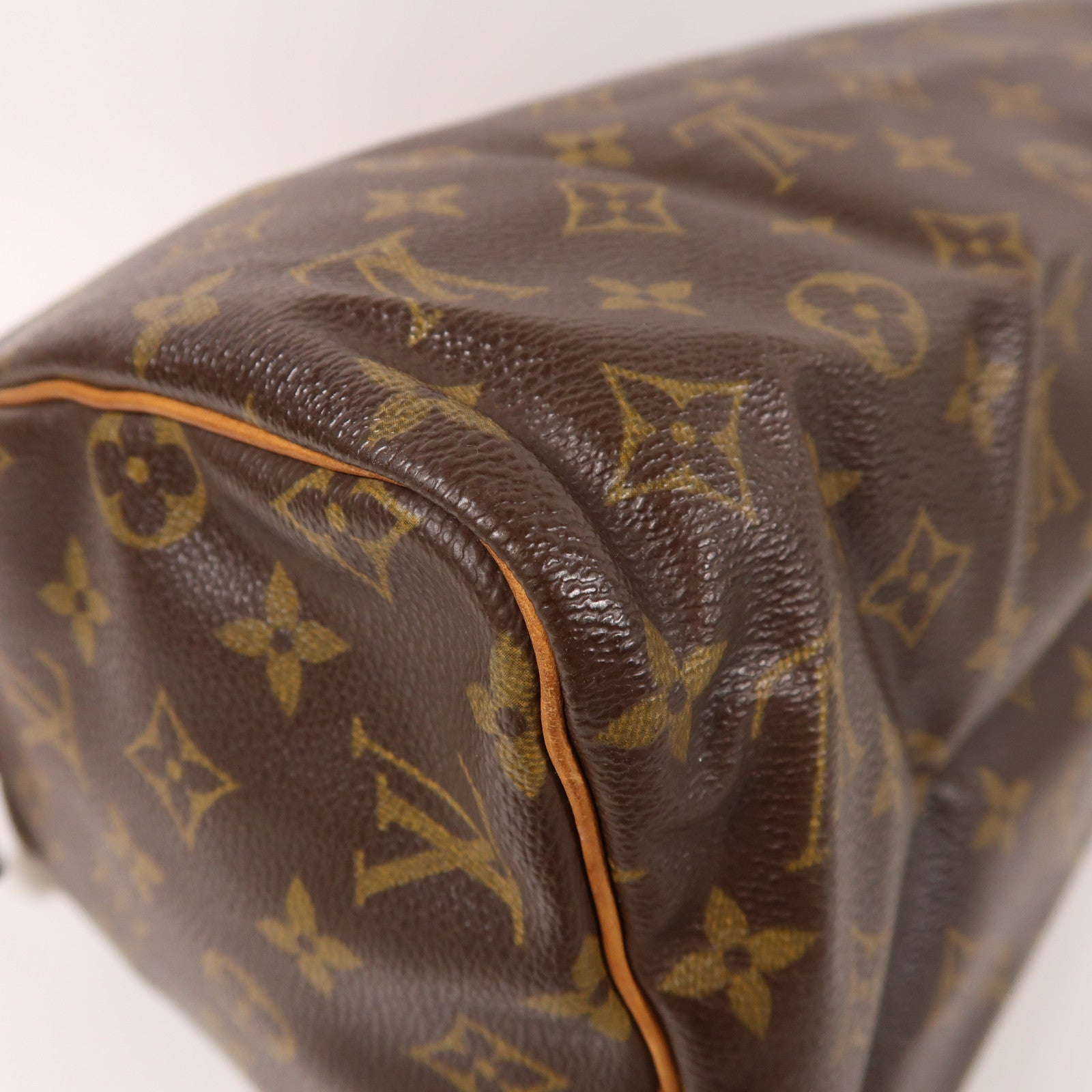 LOUIS VUITTON 【激減優惠】Monogram Speedy 30金扣手挽袋棕色