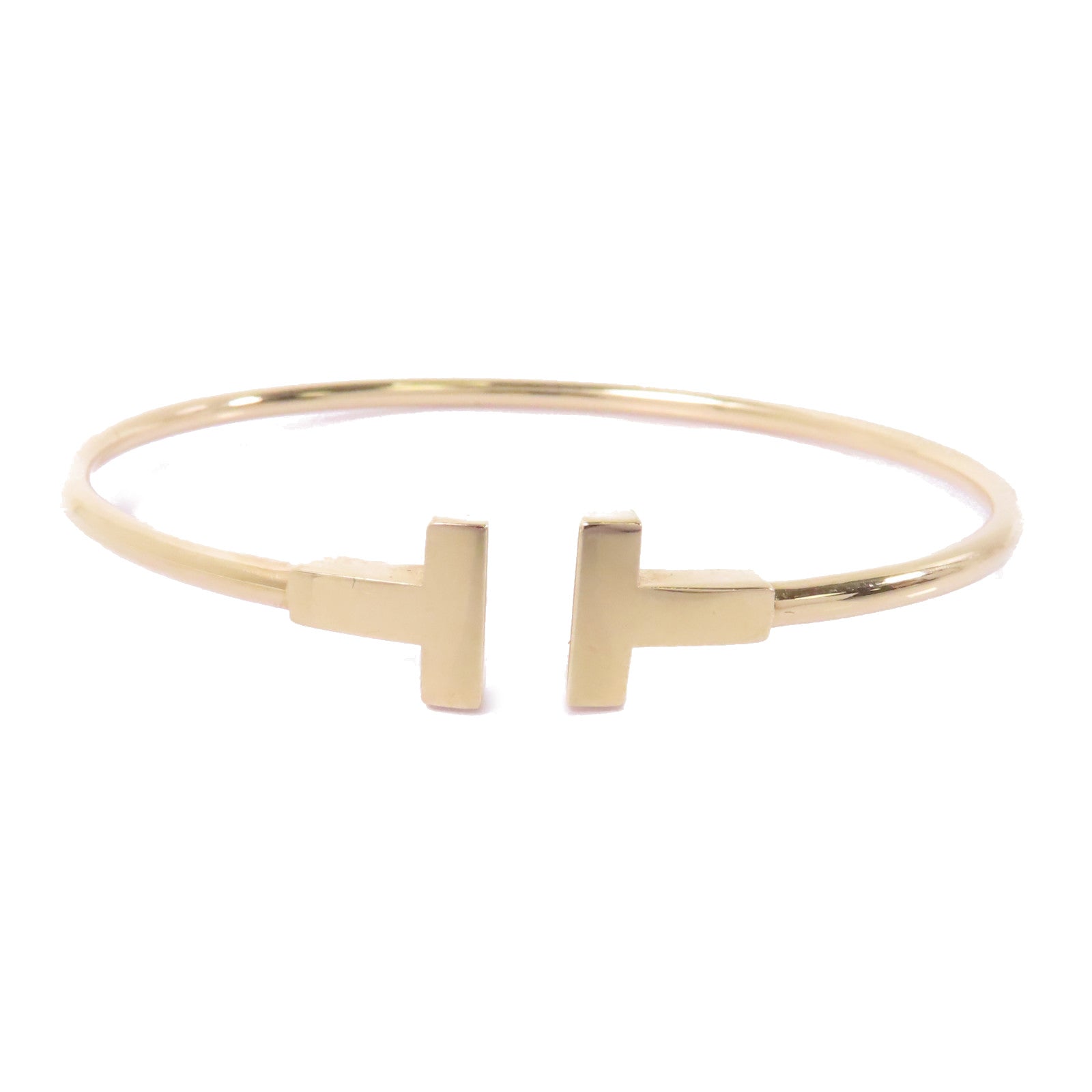 TIFFANY＆CO 18K黃金T Wire Bracelet手鐲