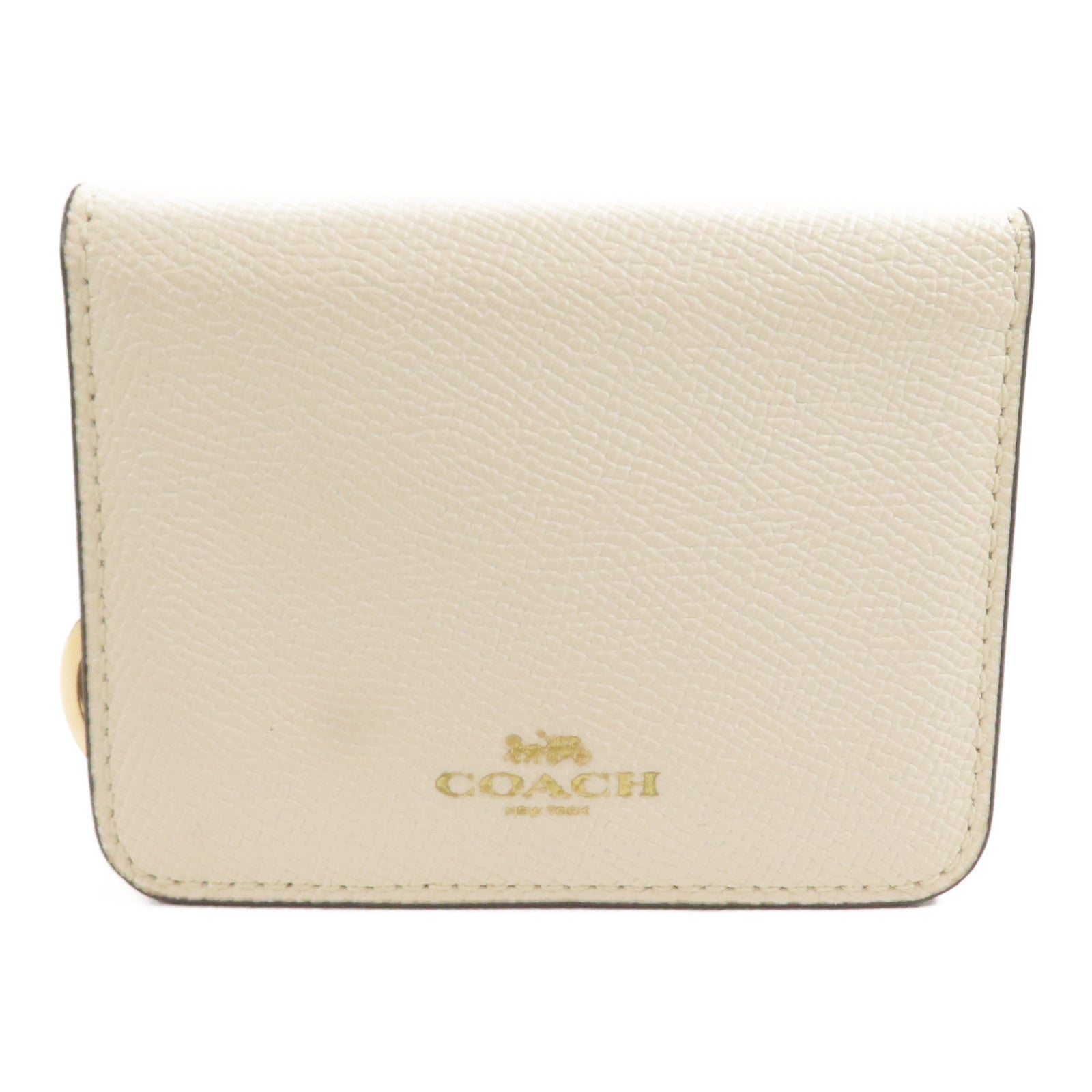 COACH 牛皮皮革Card Case金扣卡片套