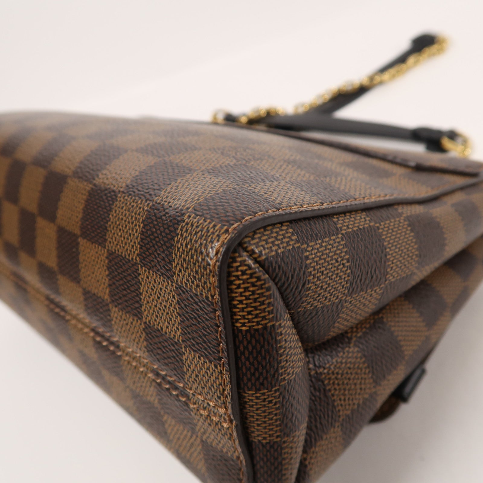 LOUIS VUITTON Damier Vavin金扣鏈帶肩背袋