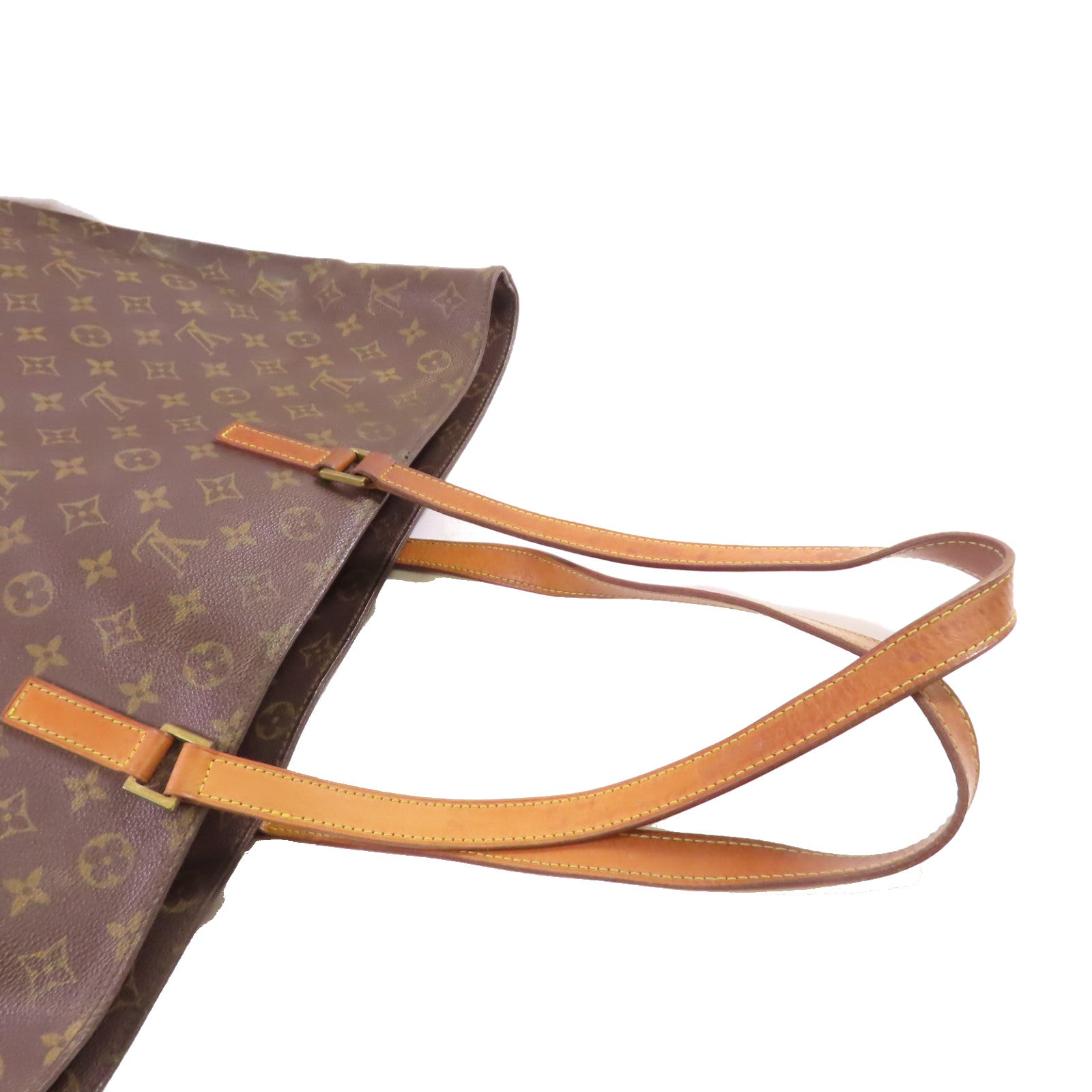 LOUIS VUITTON Monogram Cabas Alto Tote Bag金扣肩背袋啡色