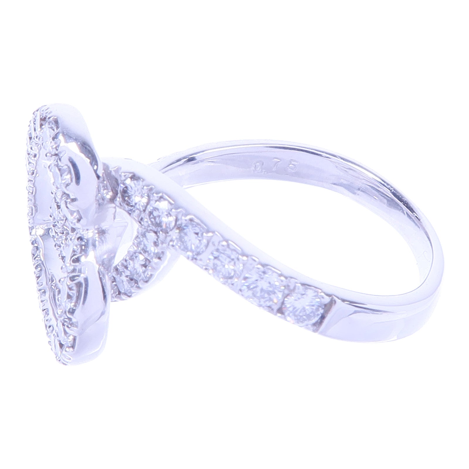 JEWELRY 【激減優惠】18K白金Diamond Ring鑽石戒指US#5