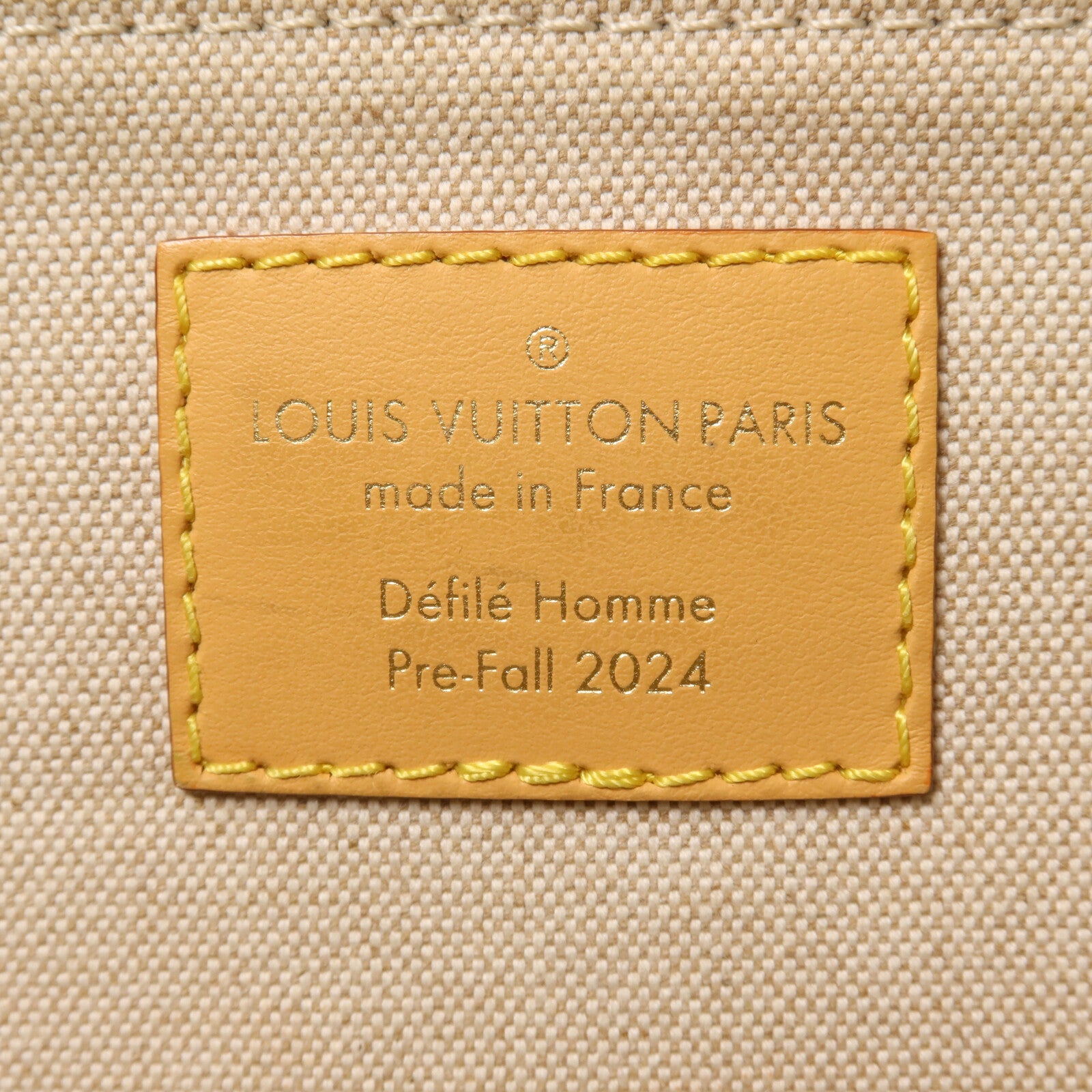 LOUIS VUITTON Damier Denim Montsouris Messenger MM肩背袋