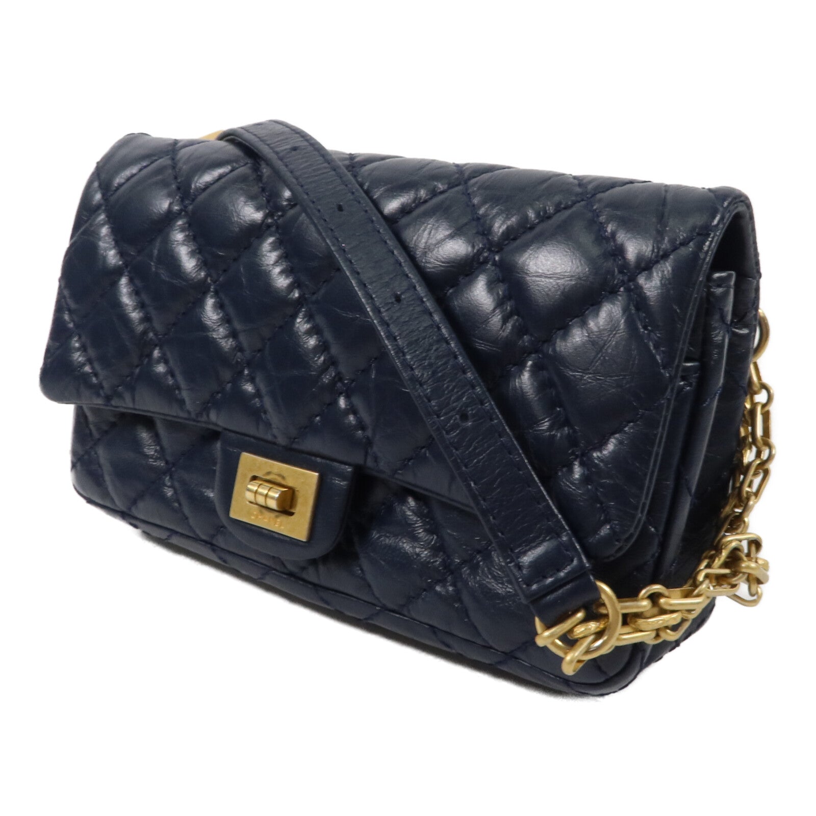 CHANEL 牛皮皮革2.55 Reissue Mini Waist Flap Bag腰包
