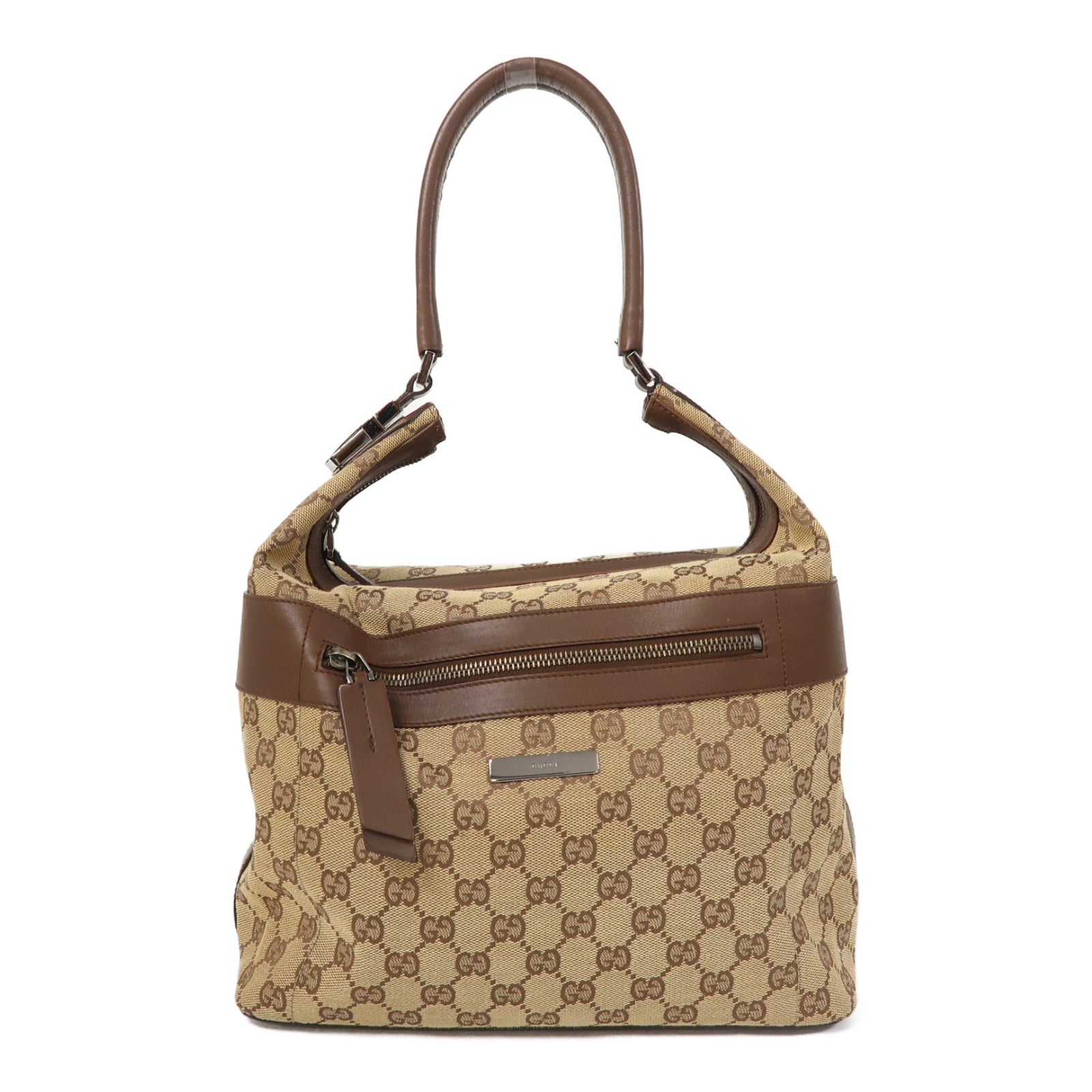 GUCCI 帆布Shoulder Bag肩背袋啡色