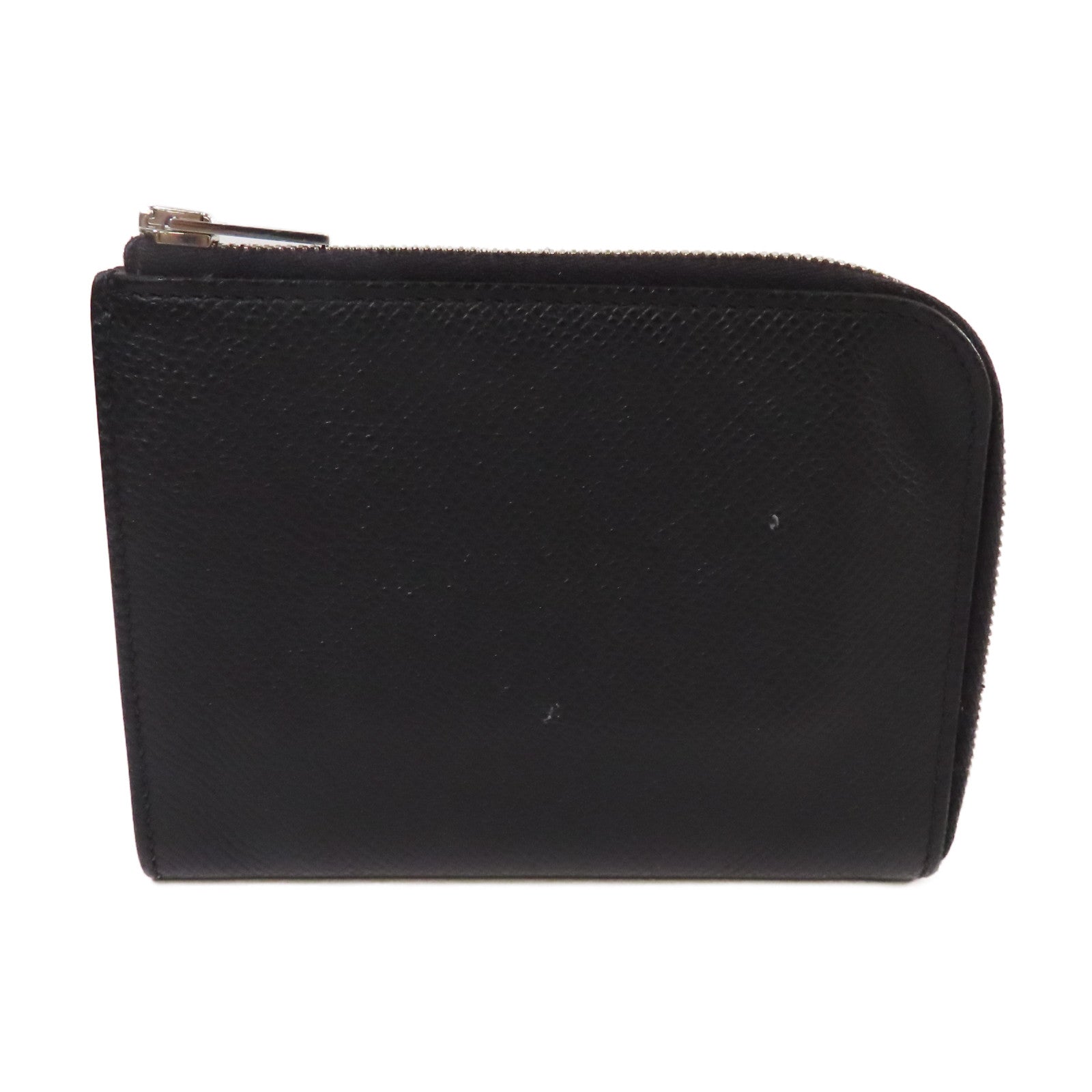HERMES 【激減優惠】Epsom皮革Card/Coin Case銀扣零錢包/卡片套Noir黑色