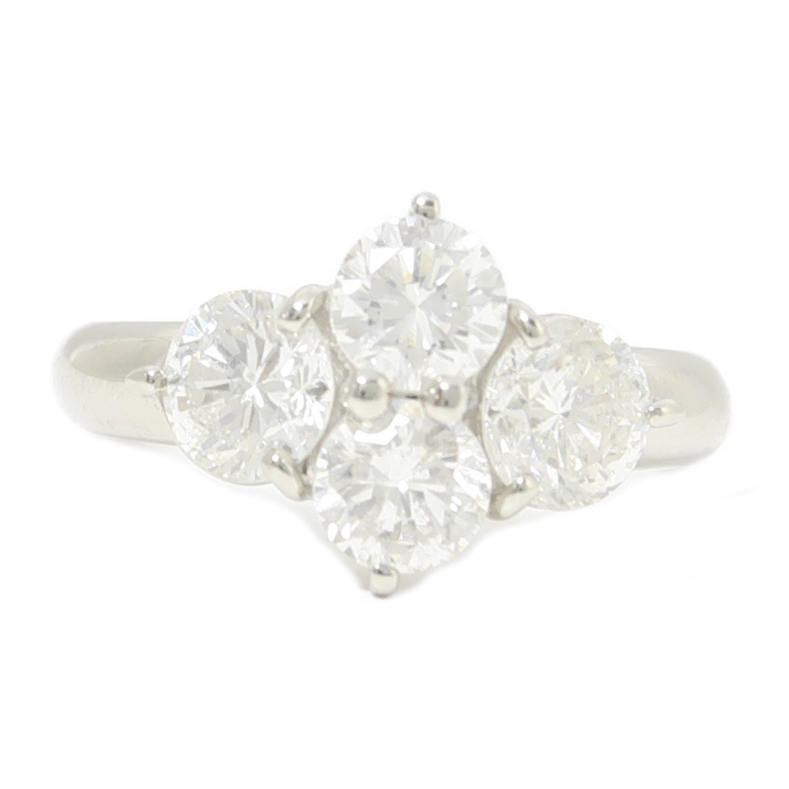JEWELRY 【激減優惠】PT900鉑金Diamond Ring鑽石戒指US#5.75