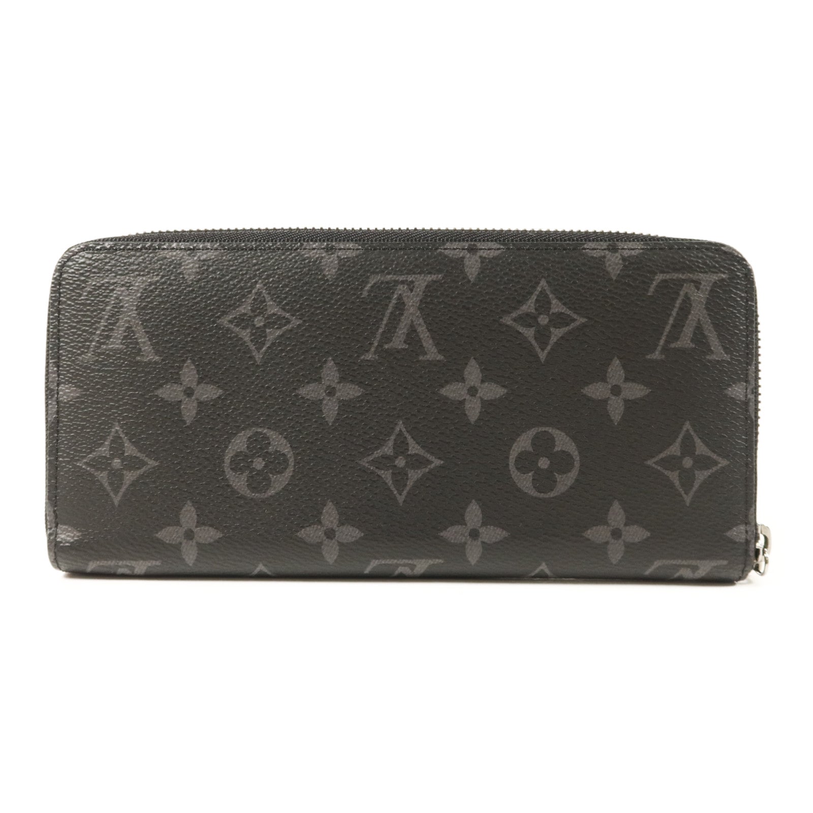 LOUIS VUITTON Monogram Eclipse Long Zipper Wallet銀扣長錢包